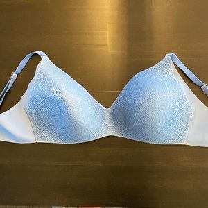 Worn once Knix blue bra size 8